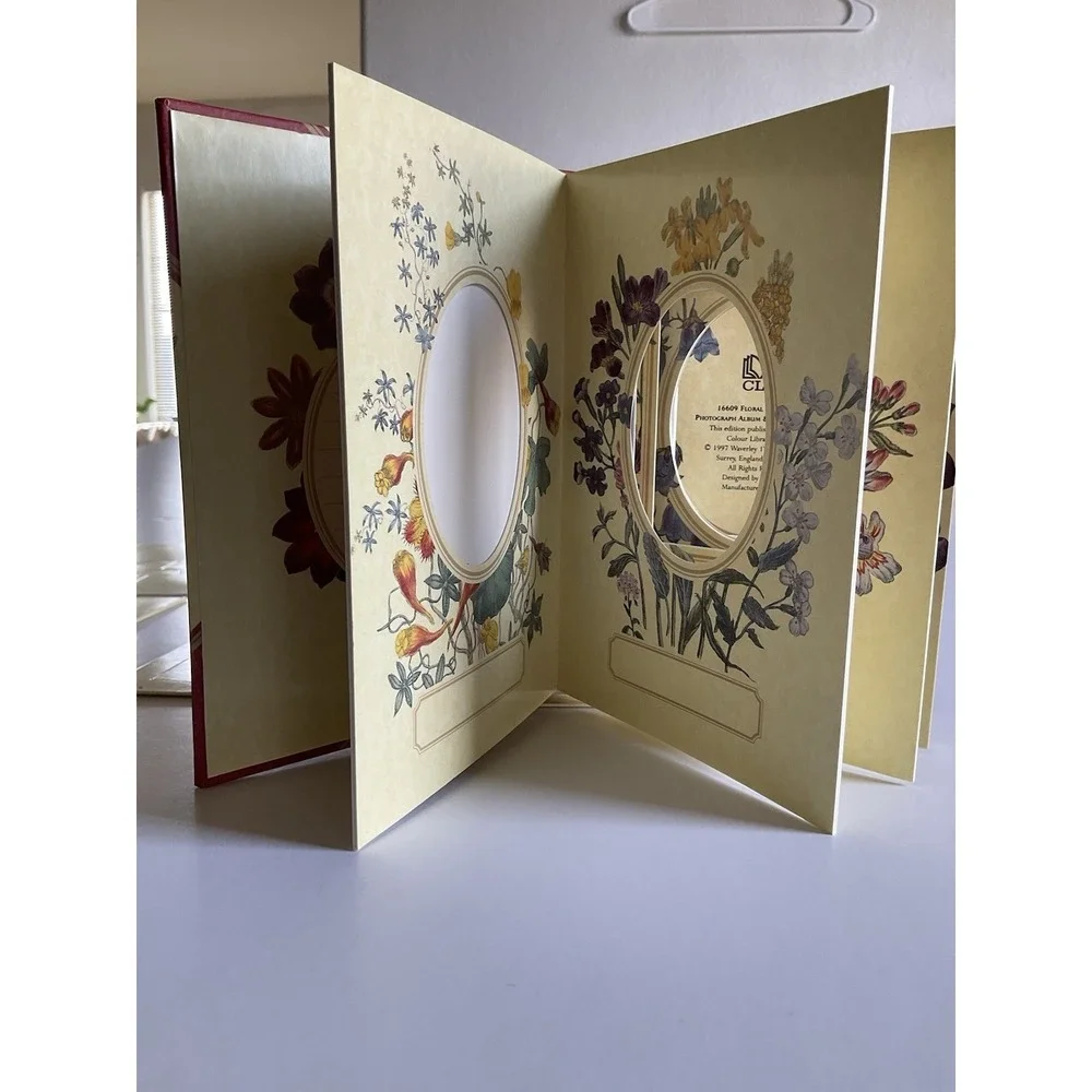 Floral Celebrations Photograph Album Frames Box Set 1997 Waverly New